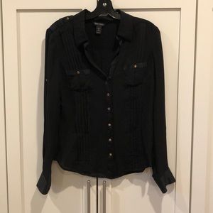 Black Silk Blouse from White House | Black Market